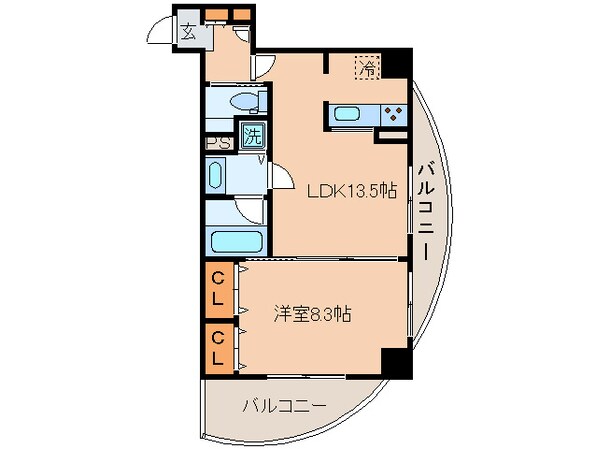 さくらHillsリバ－サイドEASTの物件間取画像